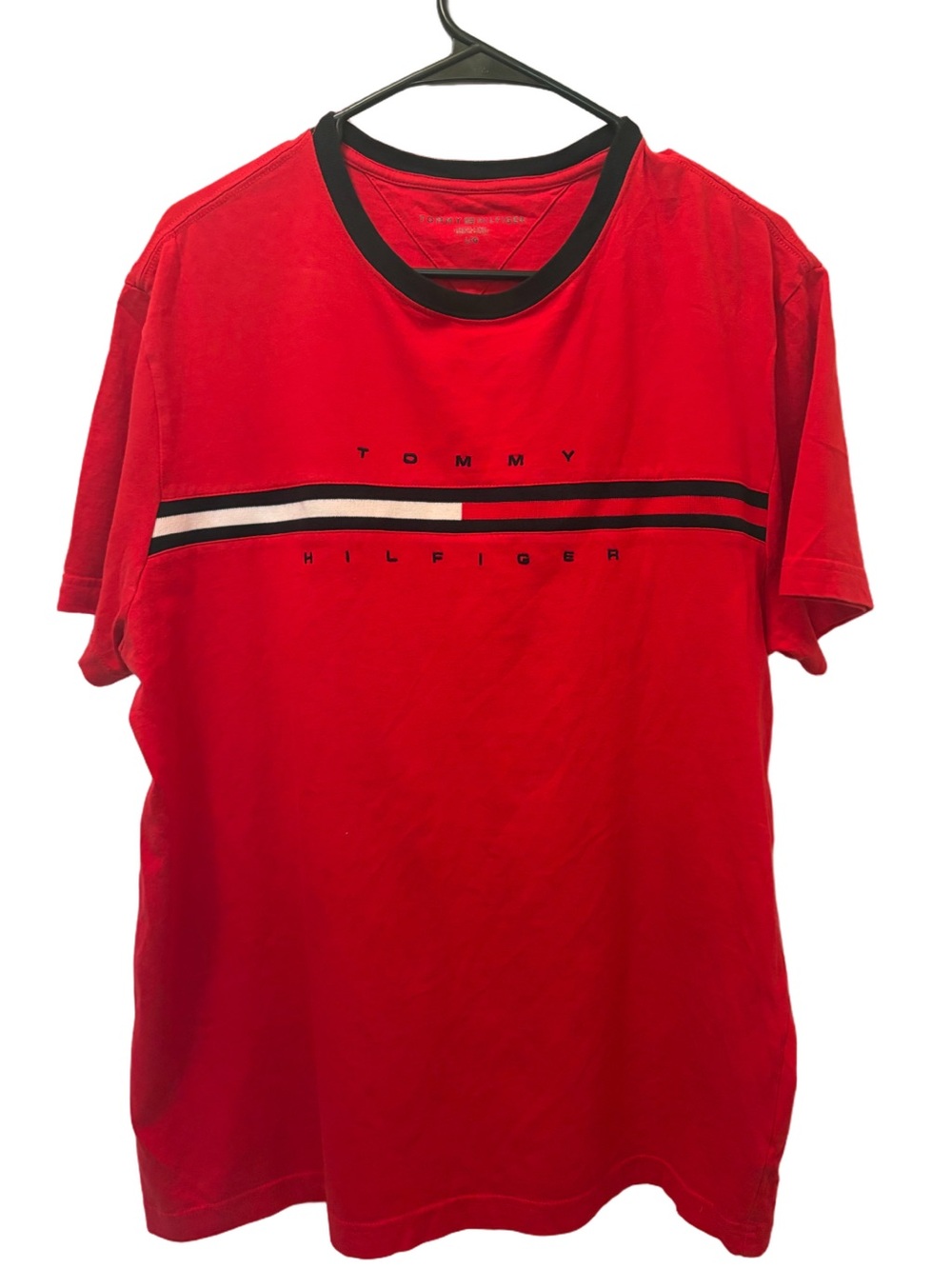 Tommy Hilfiger Red Short-Sleeve Tee